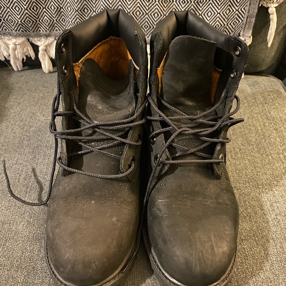Black Timberland Boots